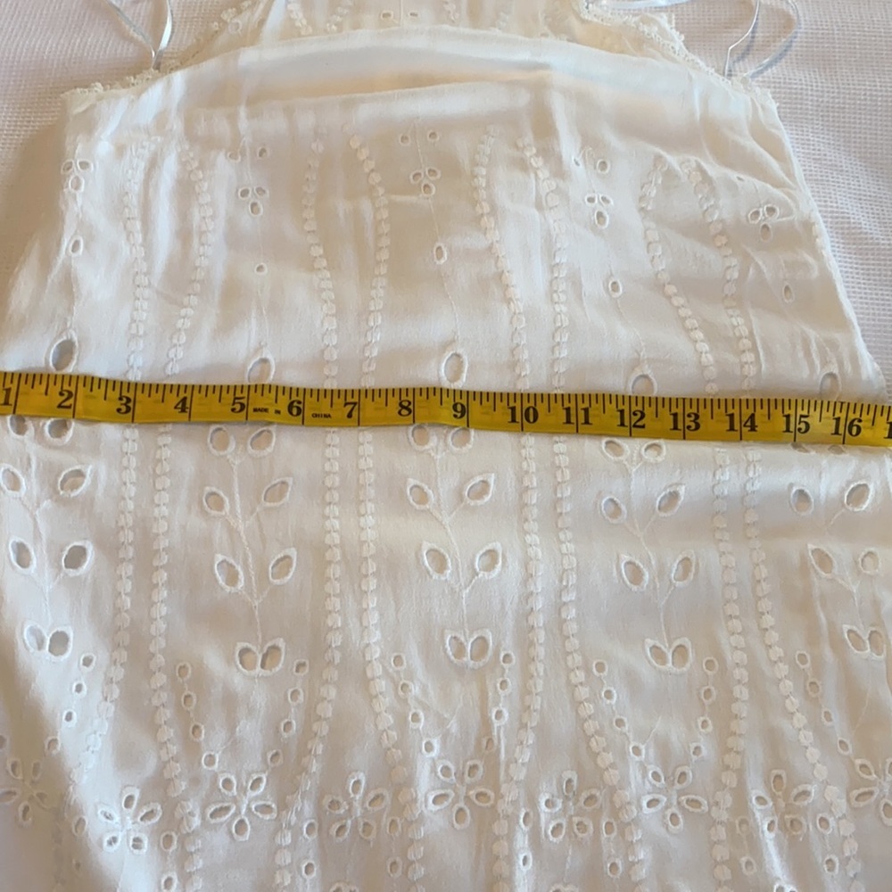 Lost and Wander off white dress size XS 100% rayon - Picture 10 of 12